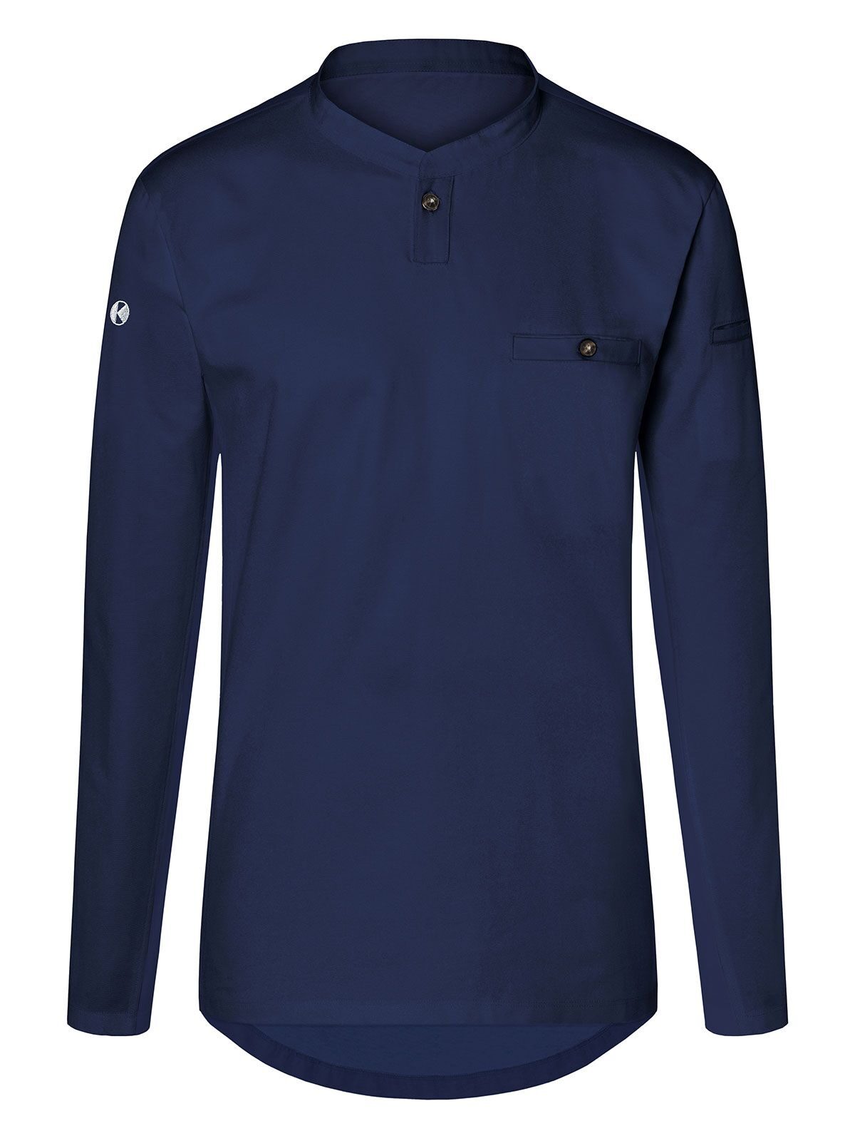 Long-Sleeve Work Shirt Performance Schürze / Kasack – Karlowsky – Farbe Navy – individuell veredelbar