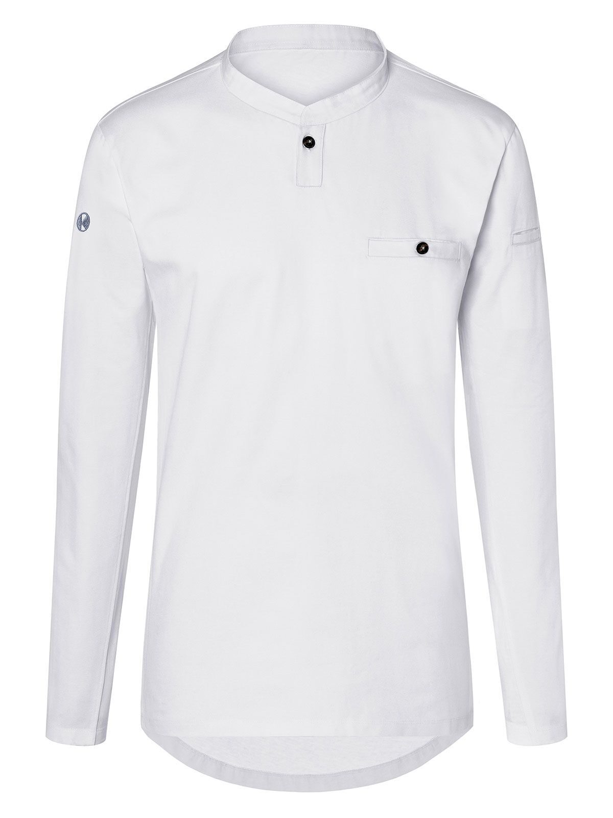 Long-Sleeve Work Shirt Performance Schürze / Kasack – Karlowsky – Farbe Weiß – individuell veredelbar