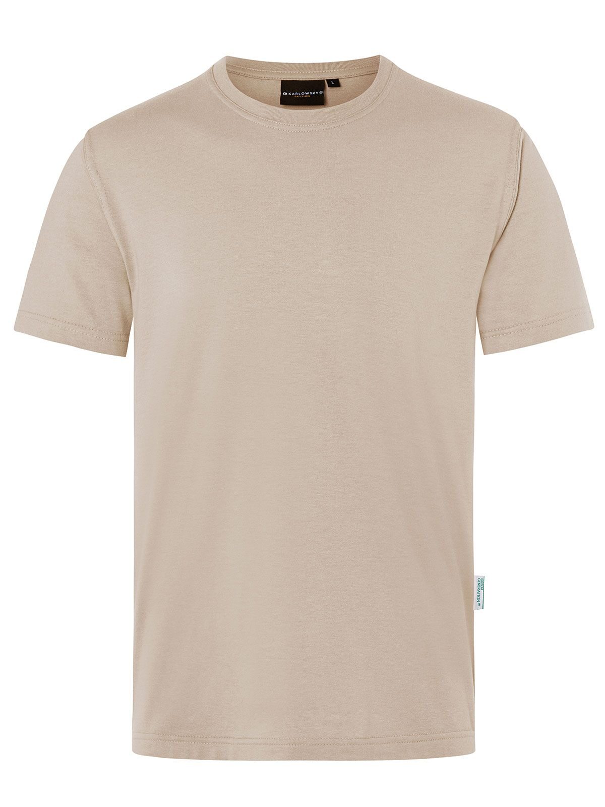 Workwear Herren T-Shirt – Karlowsky – Farbe Sand – individuell veredelbar