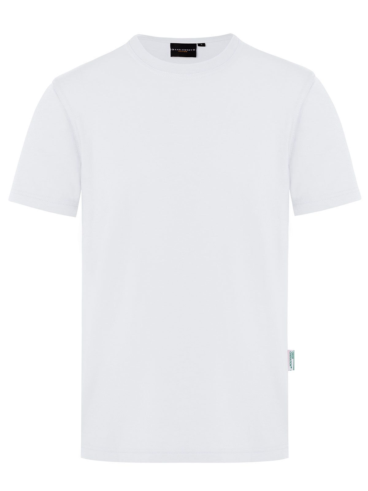 Workwear Herren T-Shirt – Karlowsky – Farbe Weiß – individuell veredelbar