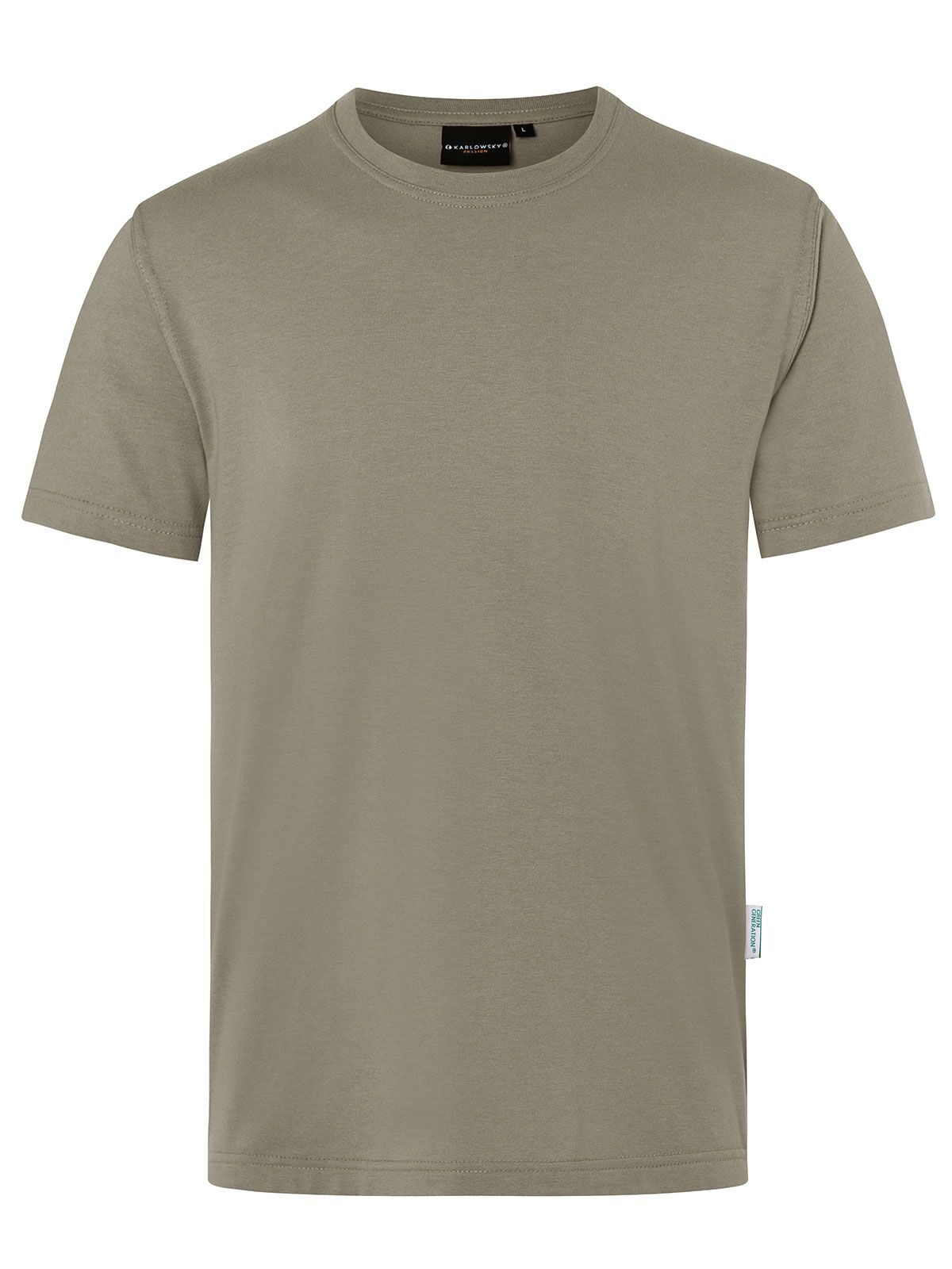 Workwear Herren T-Shirt – Karlowsky – Farbe Sage – individuell veredelbar