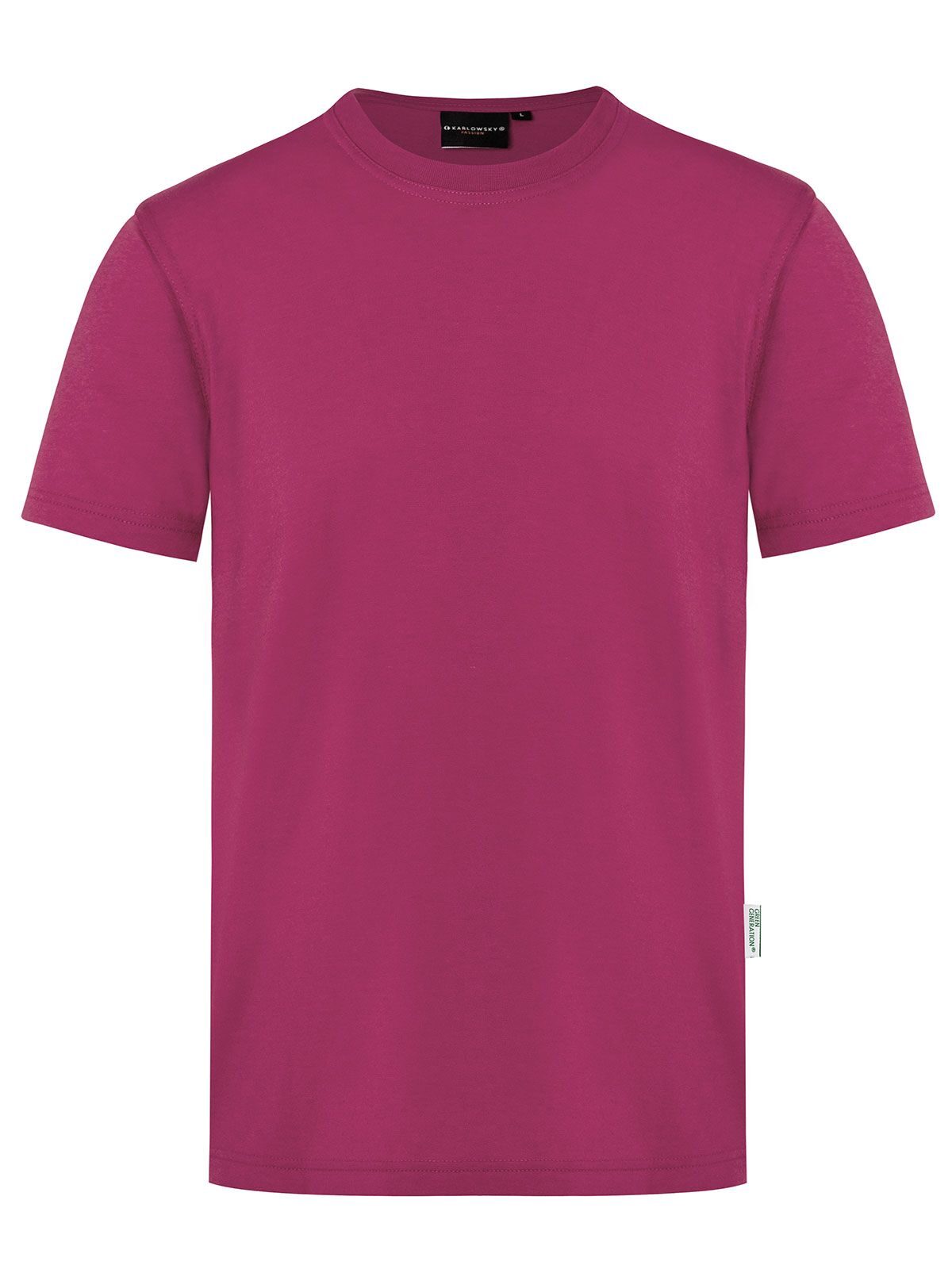 Workwear Herren T-Shirt – Karlowsky – Farbe Fuchsia – individuell veredelbar
