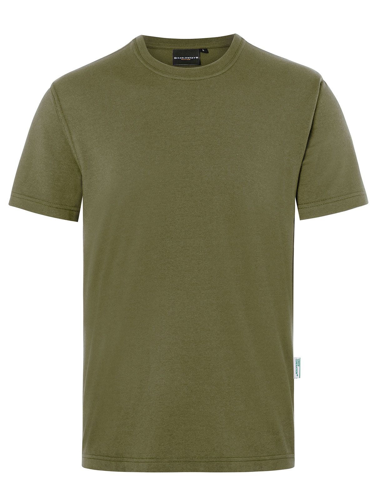 Workwear Herren T-Shirt – Karlowsky – Farbe Moss Green – individuell veredelbar