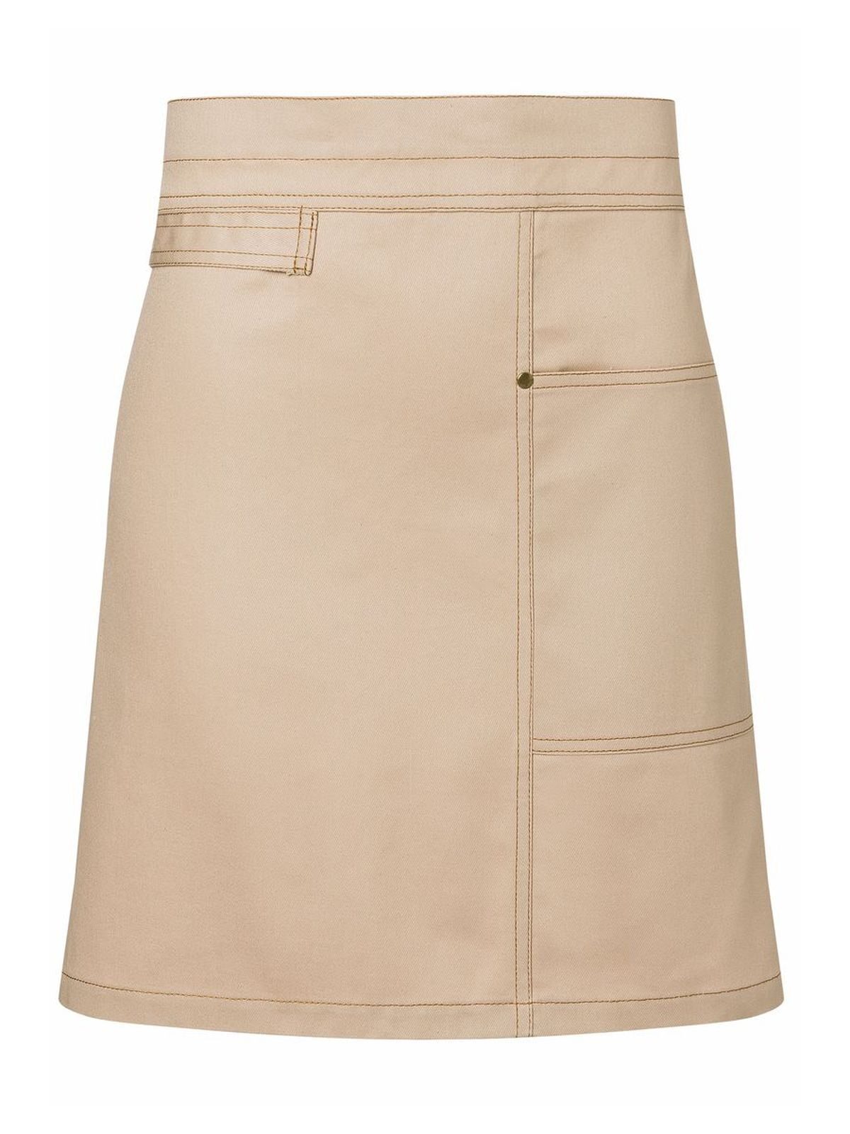 Waist Apron Urban Casual Style Schürze / Kasack – Karlowsky – Farbe Beige – individuell veredelbar