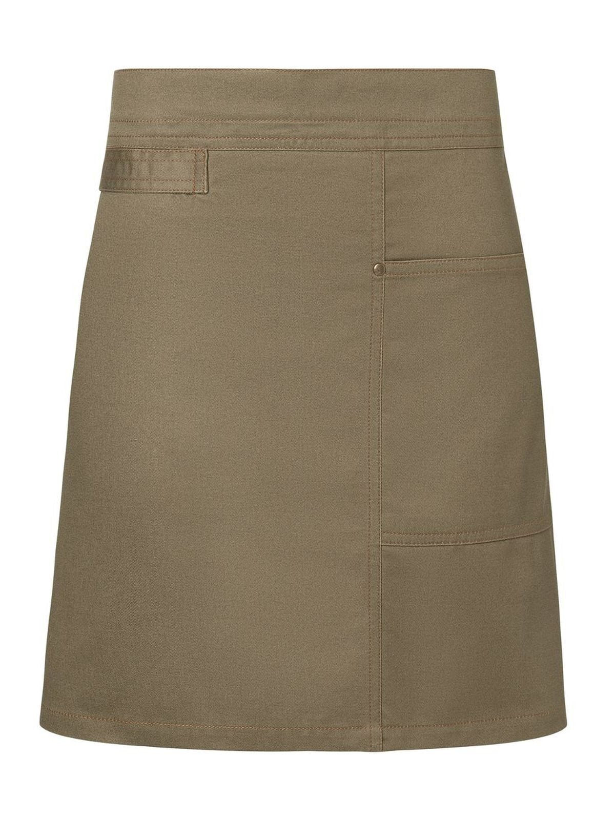 Waist Apron Urban Casual Style Schürze / Kasack – Karlowsky – Farbe Khaki – individuell veredelbar