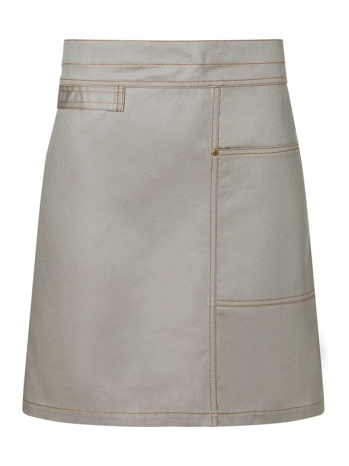 Waist Apron Urban Casual Style Schürze / Kasack – Karlowsky – Farbe Stone Grey – individuell veredelbar