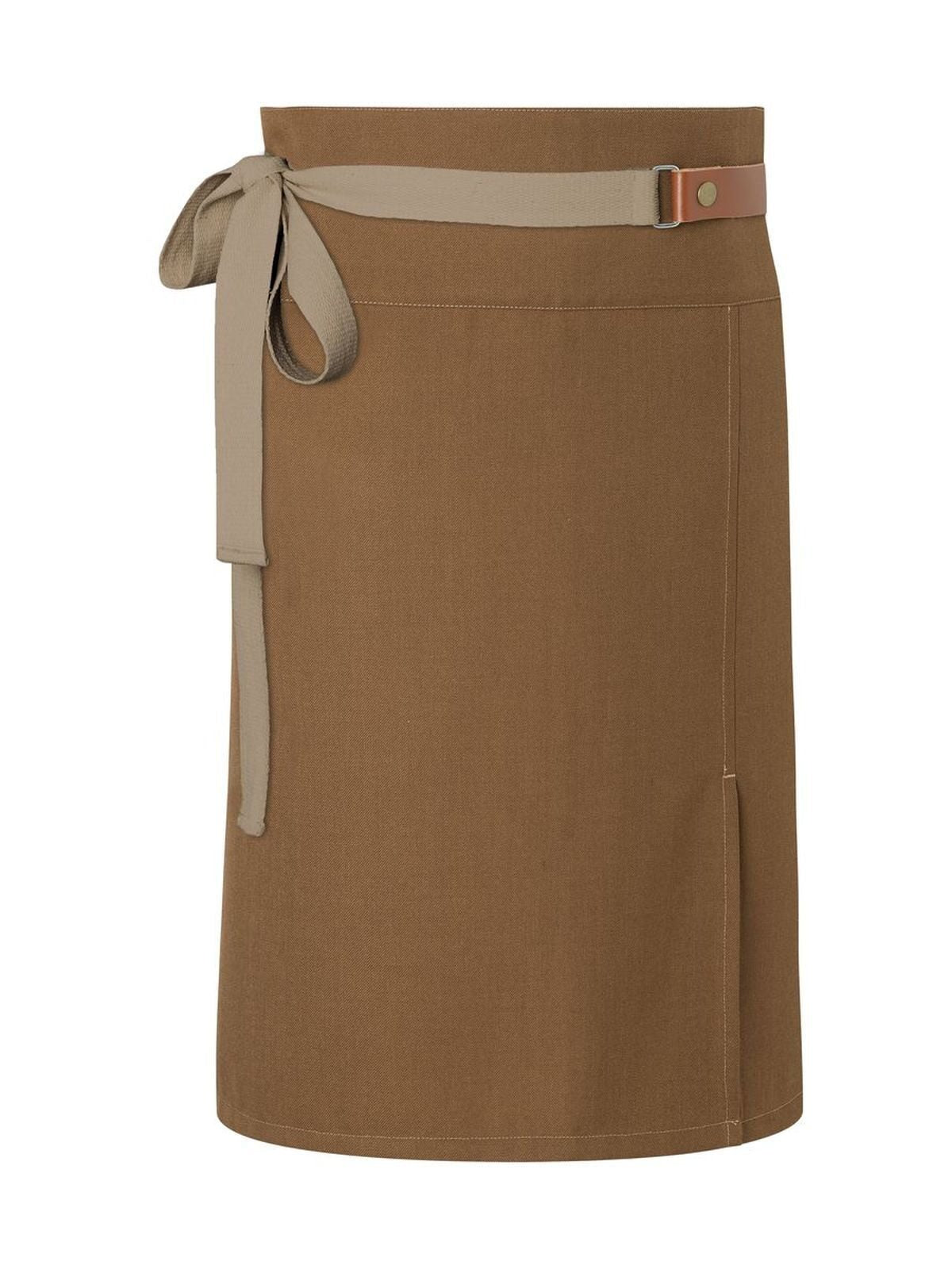 Waist-Apron Green Generation Made of Recycled Plastic Herren Schürze / Kasack – Karlowsky – Farbe Cinnamon – individuell veredelbar