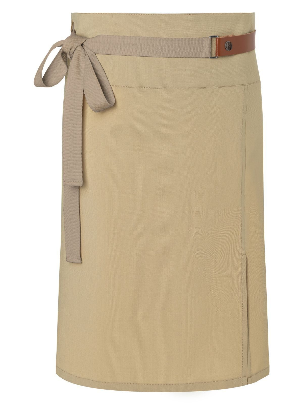 Waist-Apron Green Generation Made of Recycled Plastic Herren Schürze / Kasack – Karlowsky – Farbe Pebble Beige – individuell veredelbar