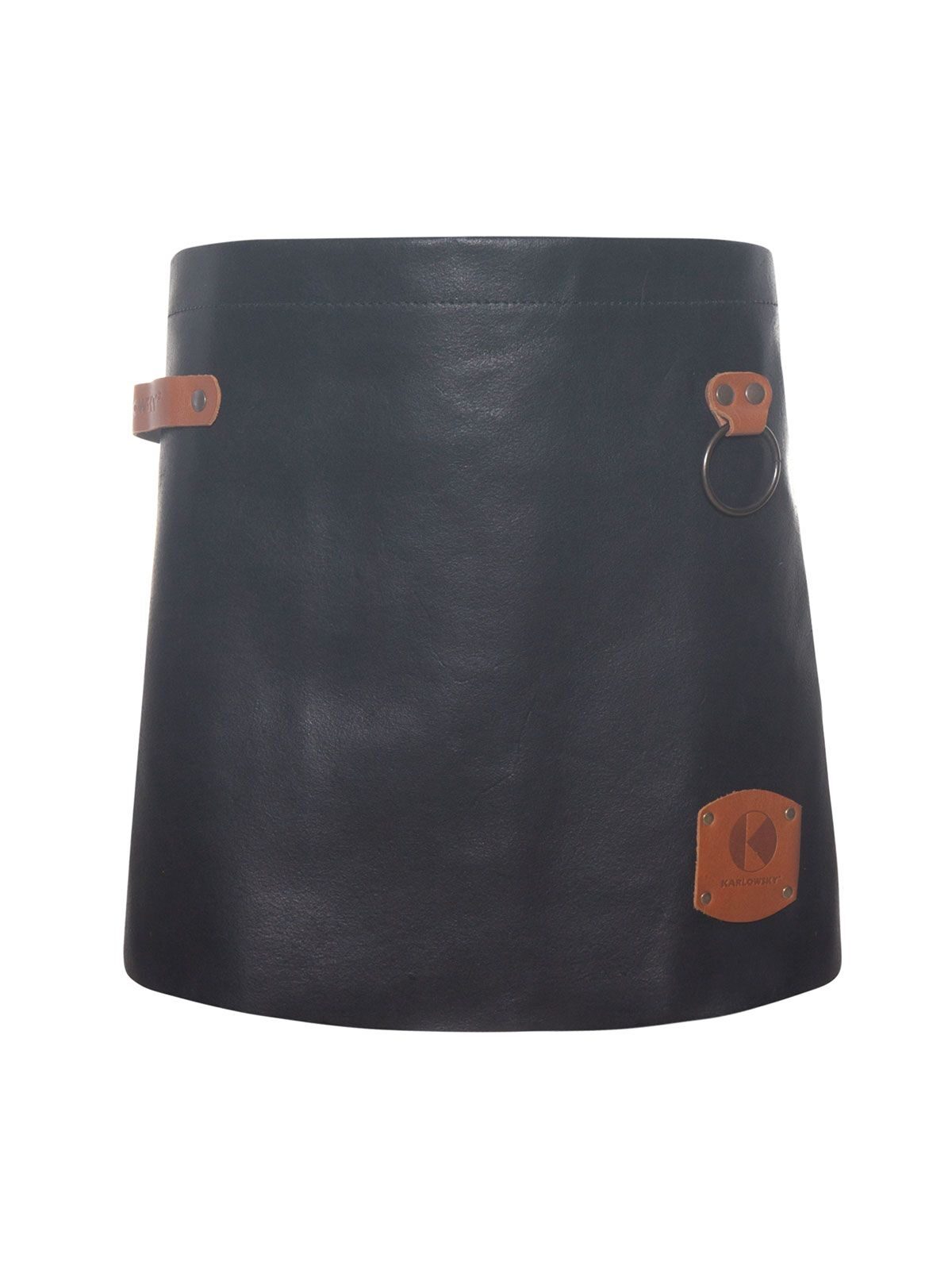 Leather Waist Apron Herren Schürze / Kasack – Karlowsky – Farbe Schwarz – individuell veredelbar