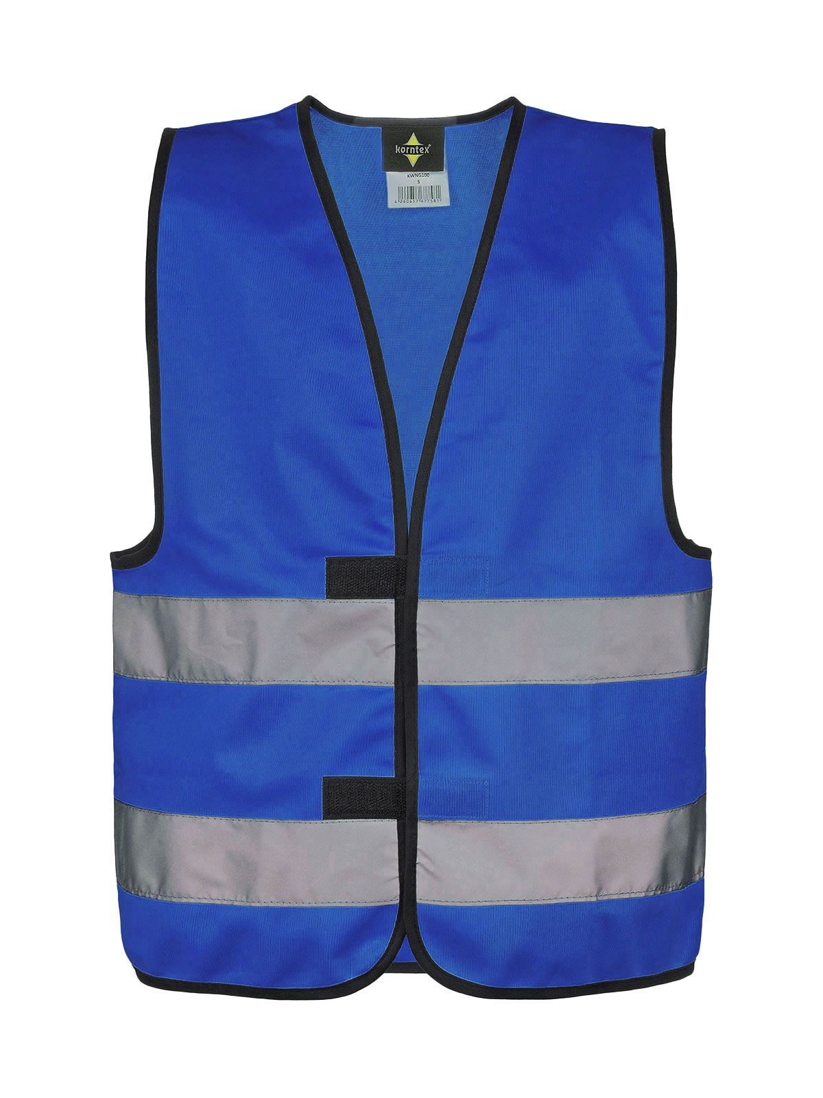 Kinder Warnweste / Sicherheitsweste – Korntex – Farbe Blau – individuell veredelbar
