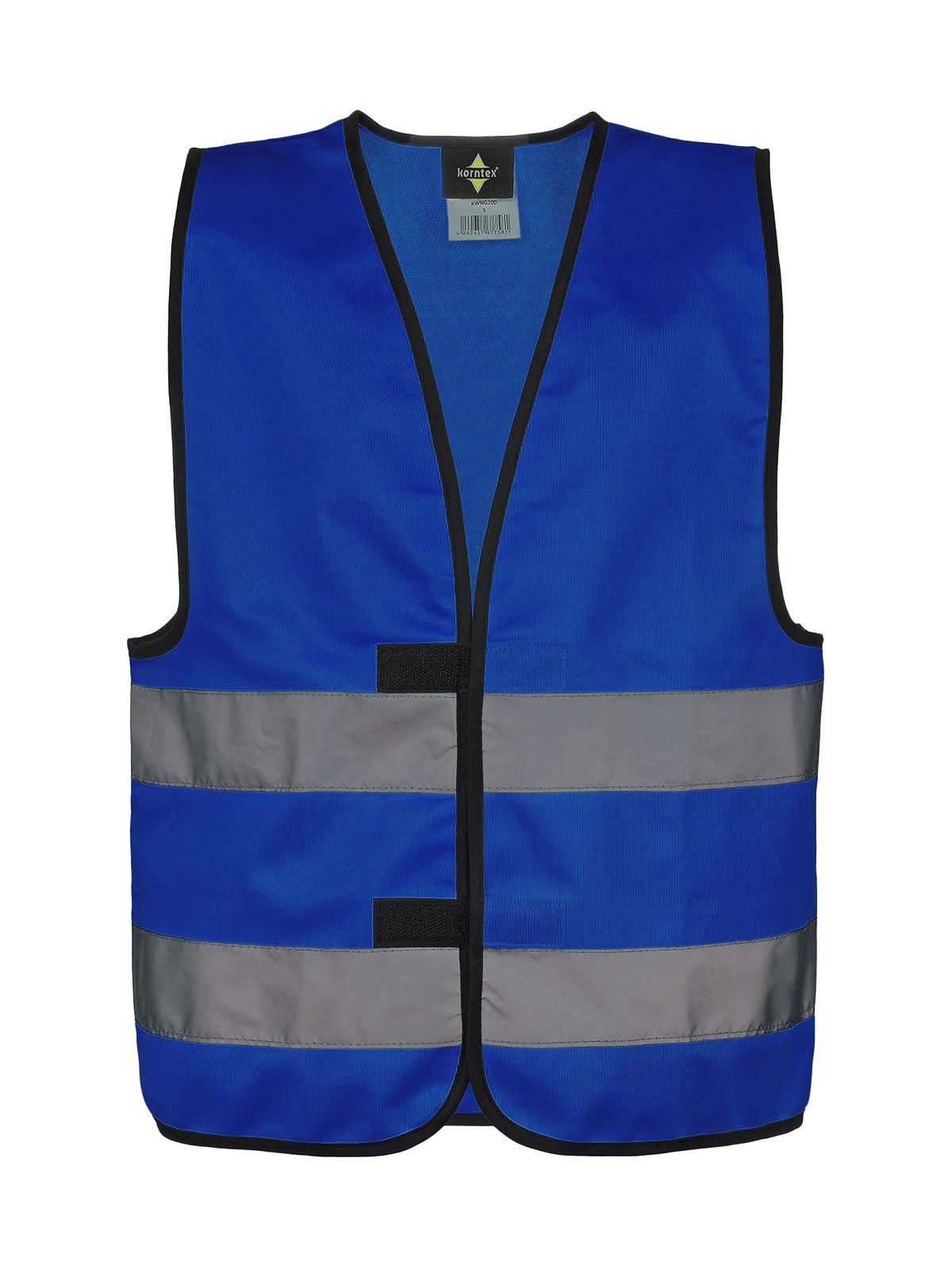 Kinder Warnweste / Sicherheitsweste – Korntex – Farbe Royalblau – individuell veredelbar
