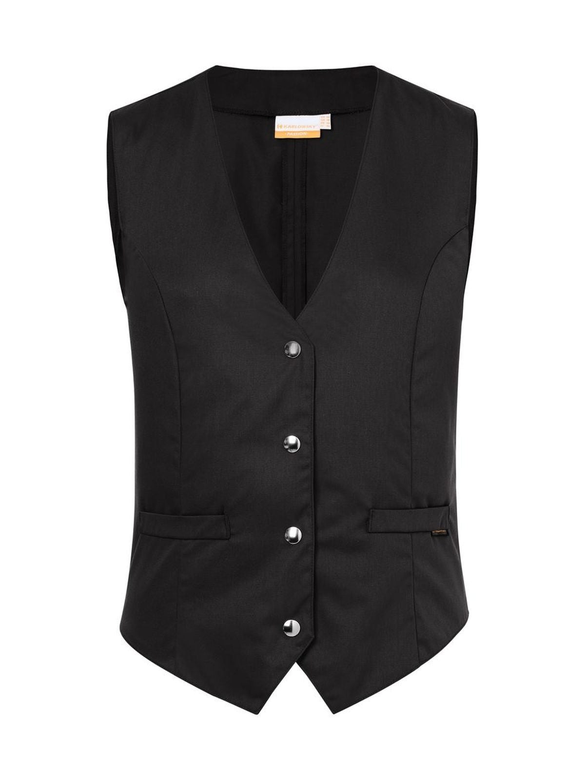 Ladies' Waistcoat Lena Damen Strick / Weste – Karlowsky – Farbe Schwarz – individuell veredelbar
