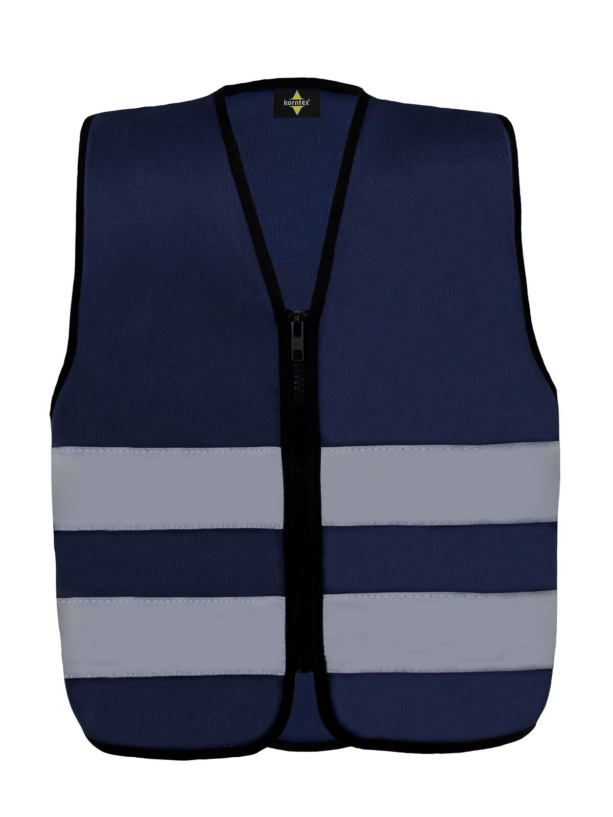 Kinder Warnweste / Sicherheitsweste – Korntex – Farbe Navy – individuell veredelbar