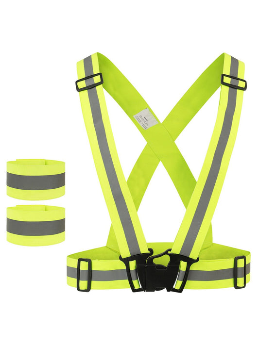 Reflective Body Belt Gürtel / Hosenträger – Korntex – Farbe Gelb – individuell veredelbar