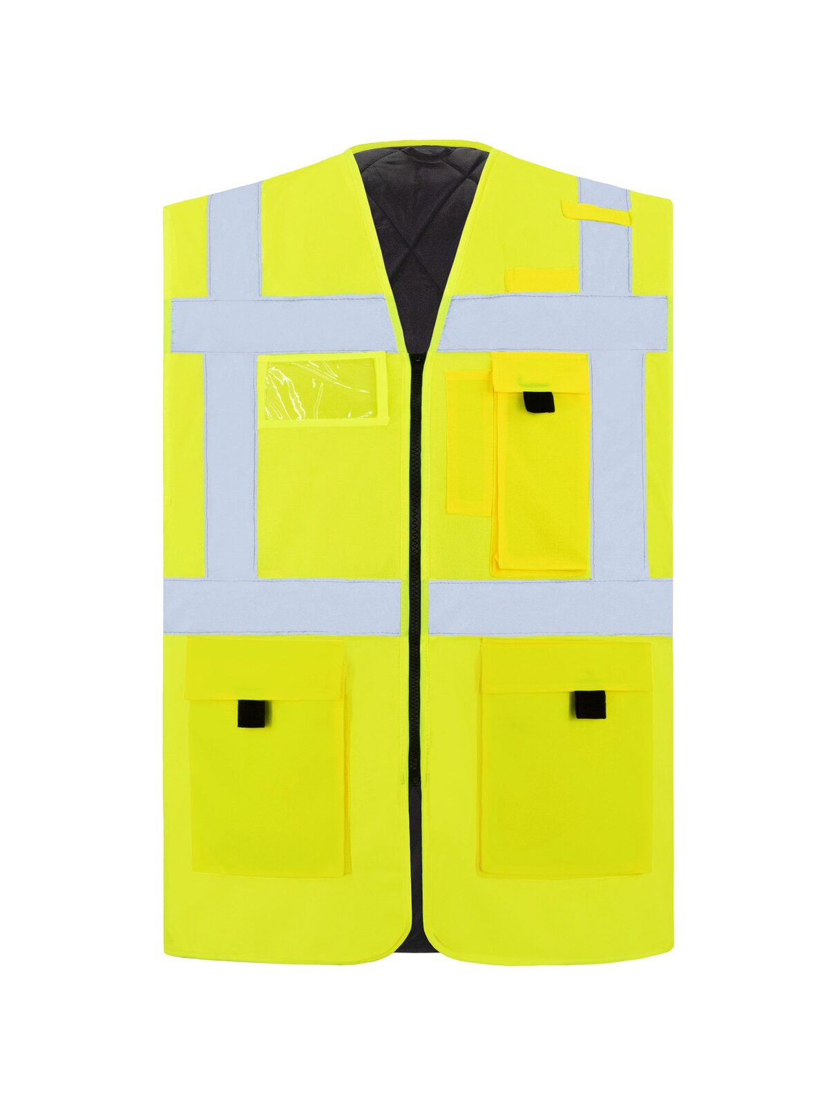 Padded Comf . Exec. "Wismar" Warnweste / Sicherheitsweste – Korntex – Farbe Gelb – individuell veredelbar
