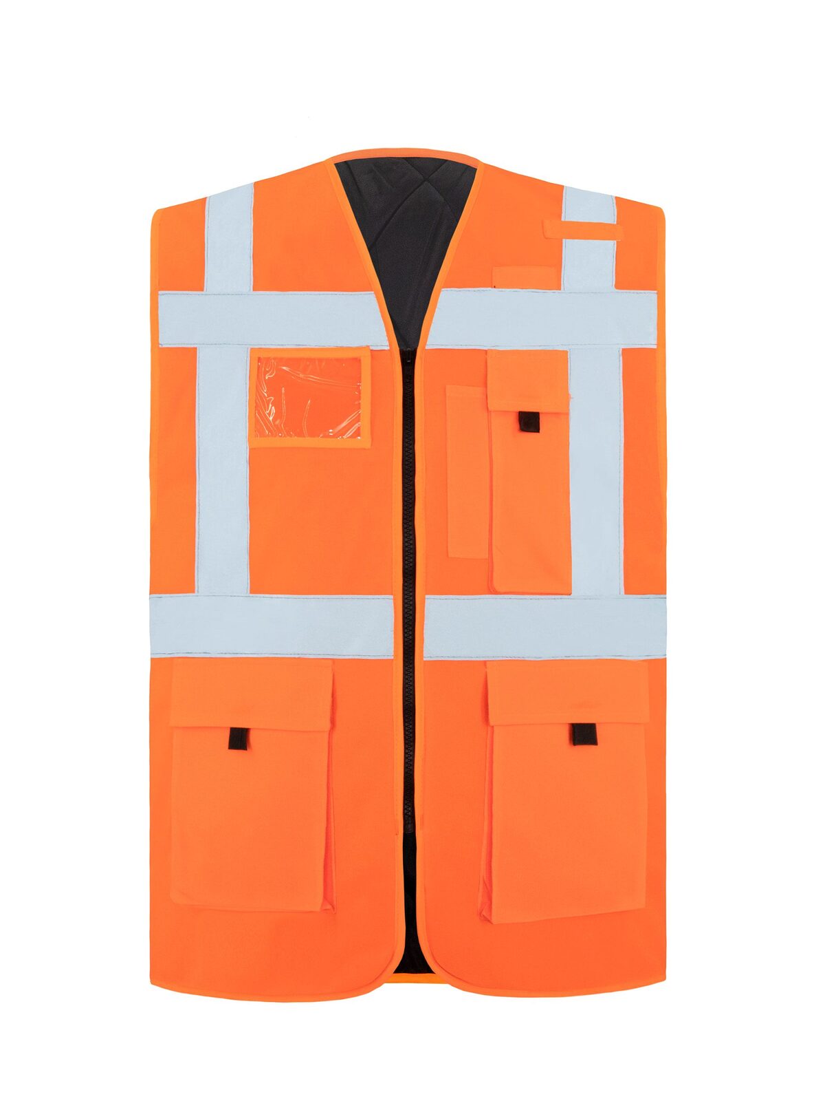 Padded Comf . Exec. "Wismar" Warnweste / Sicherheitsweste – Korntex – Farbe Orange – individuell veredelbar
