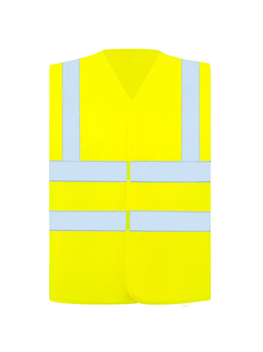 Comfort "Minden" Herren Warnweste / Sicherheitsweste – Korntex – Farbe Gelb – individuell veredelbar
