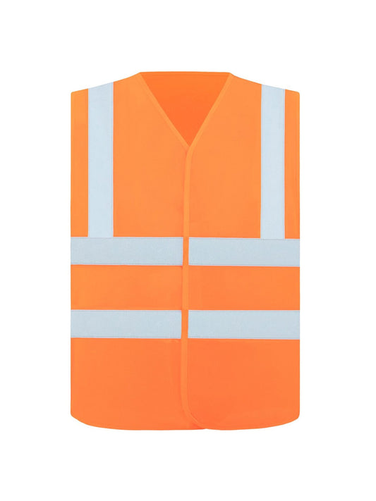 Comfort "Minden" Herren Warnweste / Sicherheitsweste – Korntex – Farbe Orange – individuell veredelbar