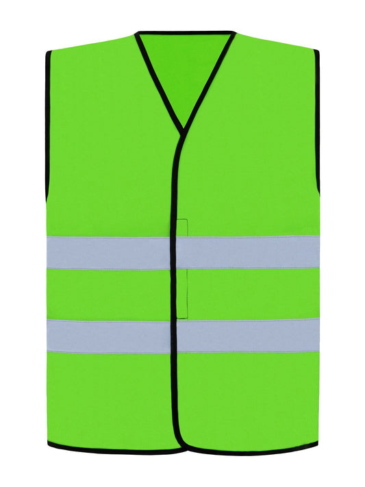 Comfort "Soltau" Herren Warnweste / Sicherheitsweste – Korntex – Farbe Neon Green – individuell veredelbar