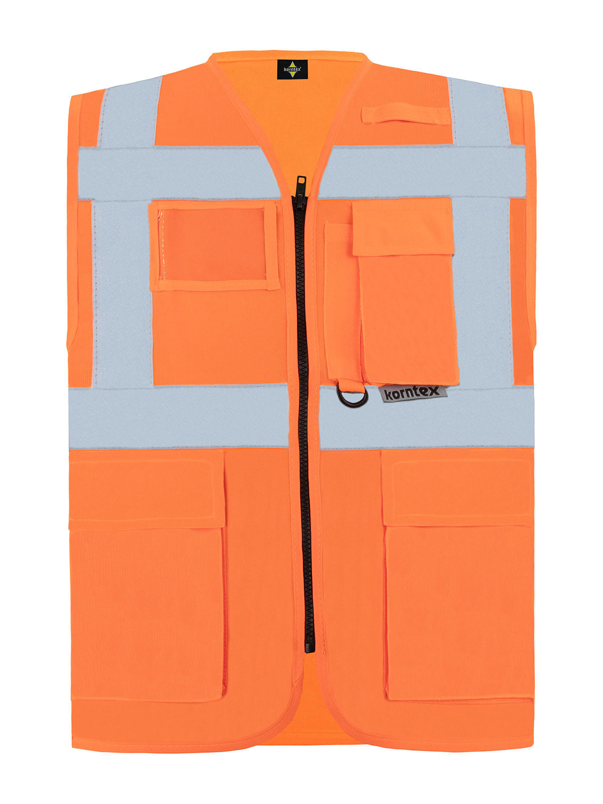 Multi Functional Vest 'Berlin' Herren Jacke – Korntex – Farbe Orange – individuell veredelbar