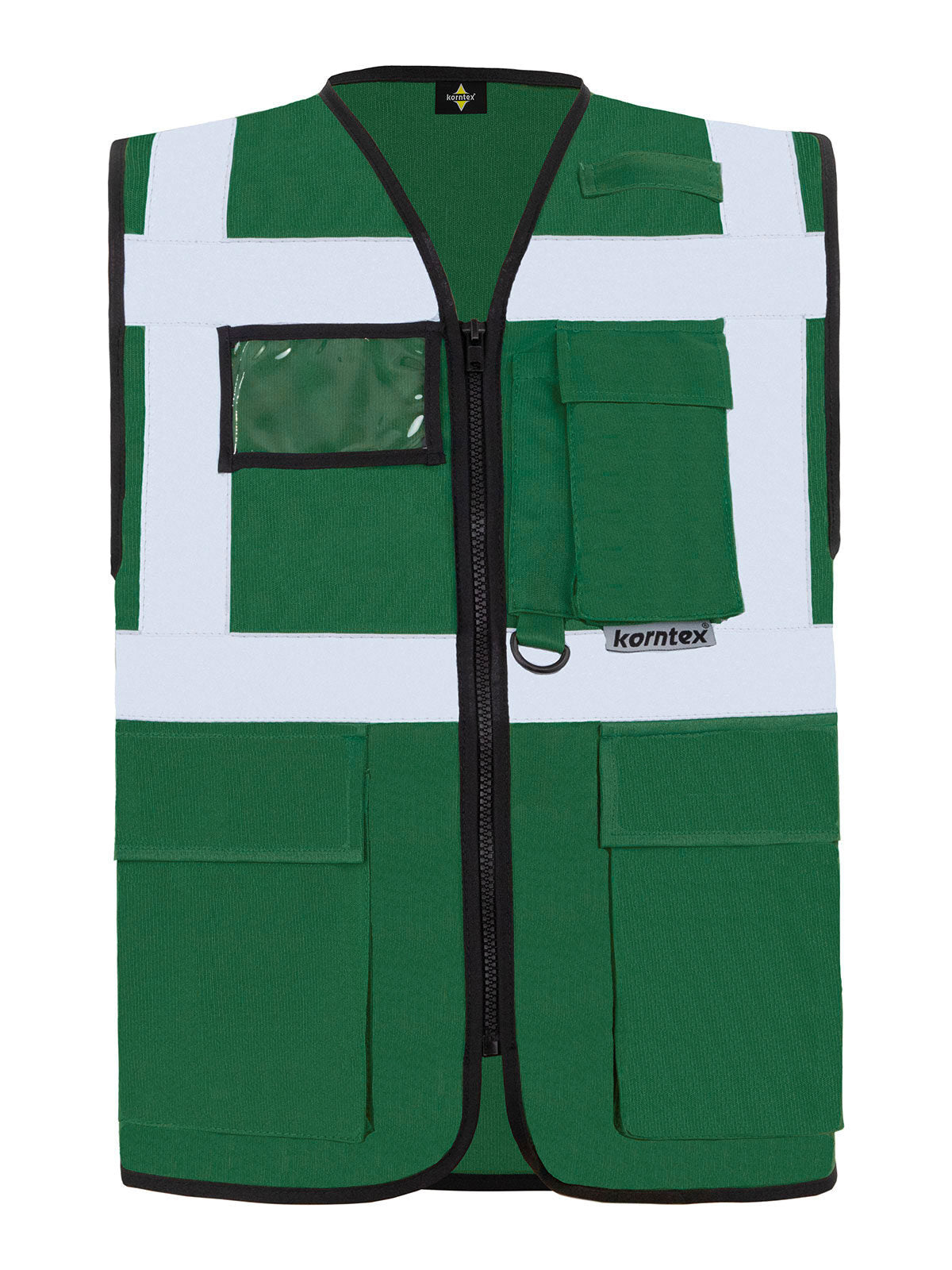 Multi Functional Vest 'Berlin' Herren Jacke – Korntex – Farbe Paramedic Green – individuell veredelbar