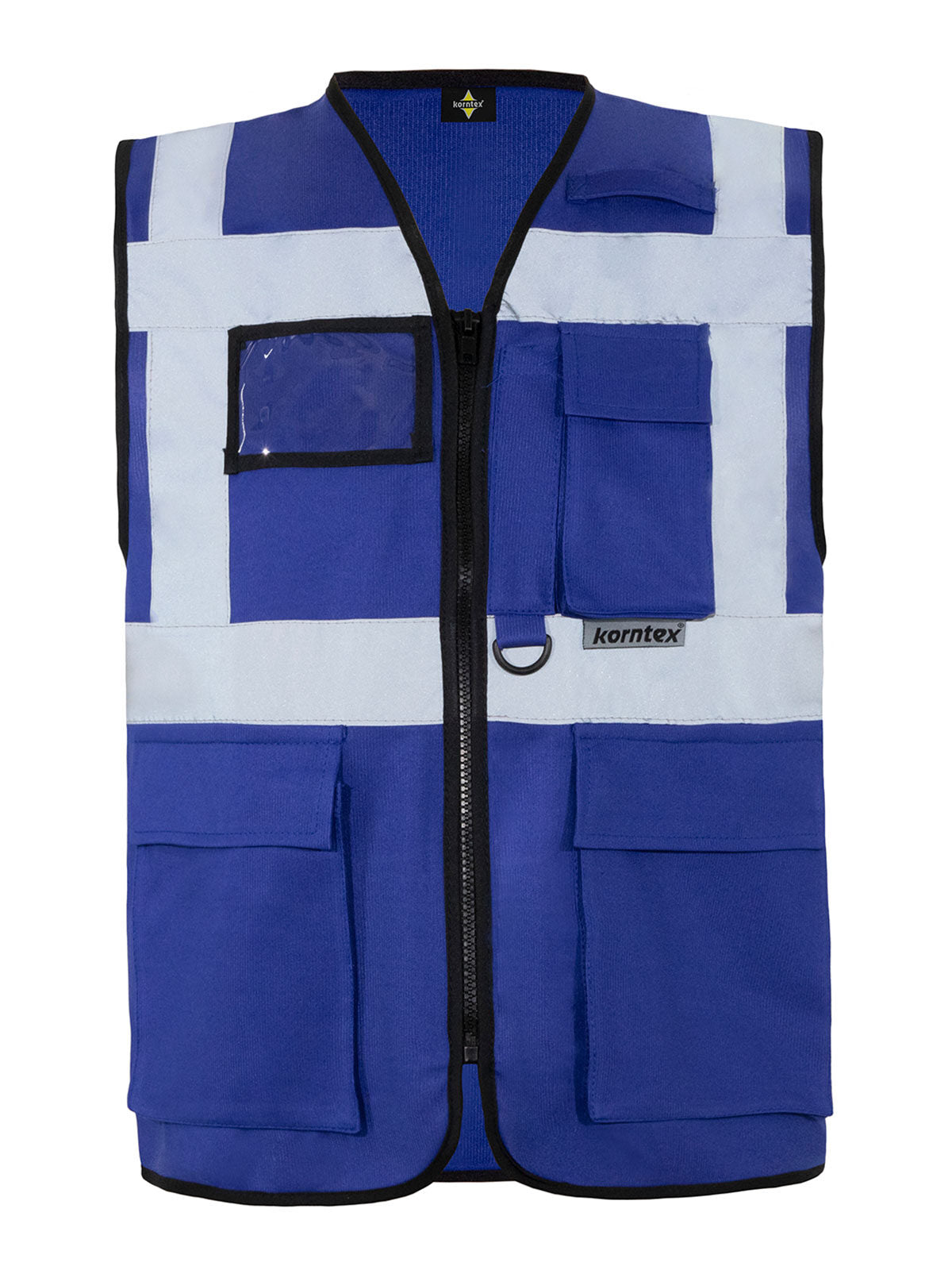 Multi Functional Vest 'Berlin' Herren Jacke – Korntex – Farbe Royalblau – individuell veredelbar