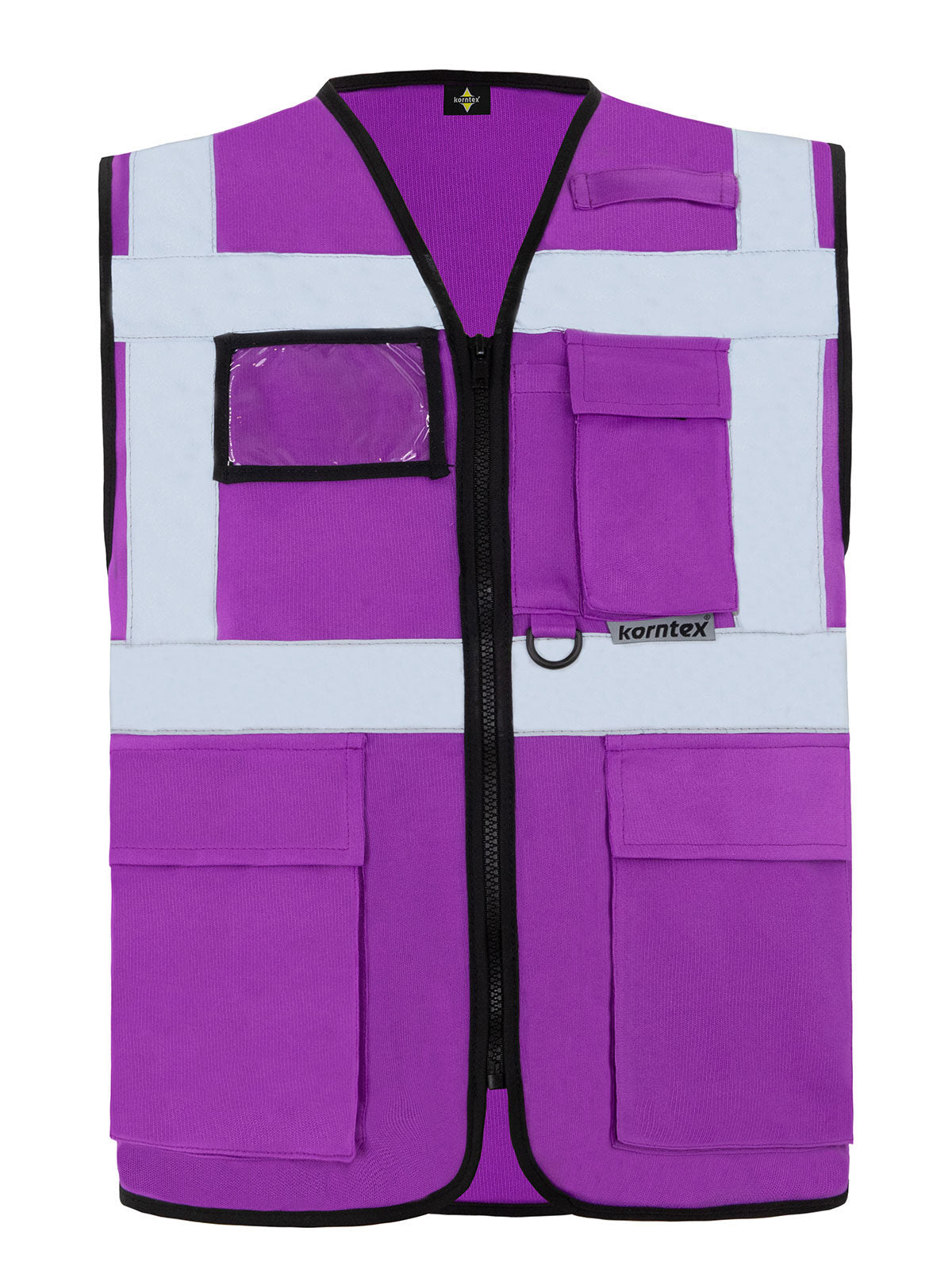 Multi Functional Vest 'Berlin' Herren Jacke – Korntex – Farbe Lila – individuell veredelbar
