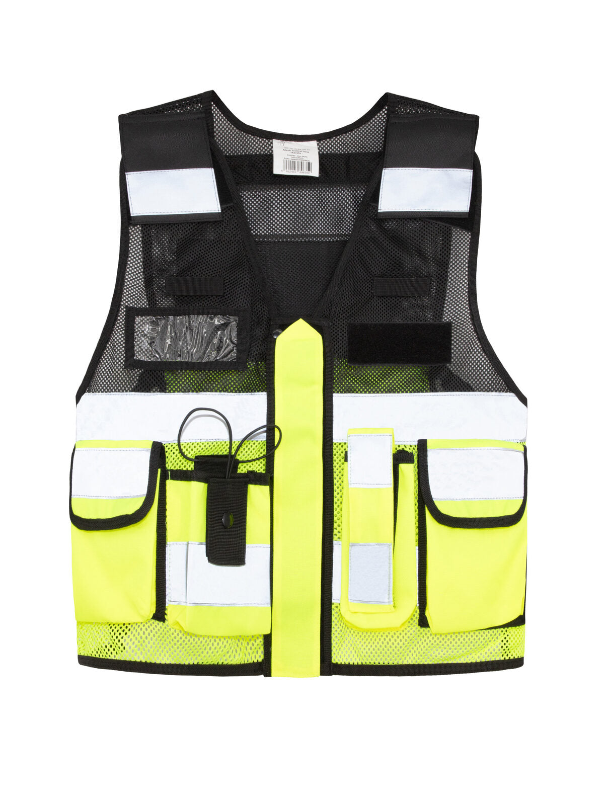 Mesh Tactical Vest 'Sparta' Jacke – Korntex – Farbe Yellow/Black – individuell veredelbar