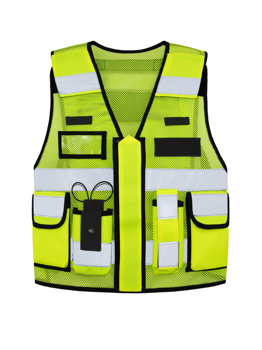 Mesh Tactical Vest 'Sparta' Jacke – Korntex – Farbe Gelb – individuell veredelbar