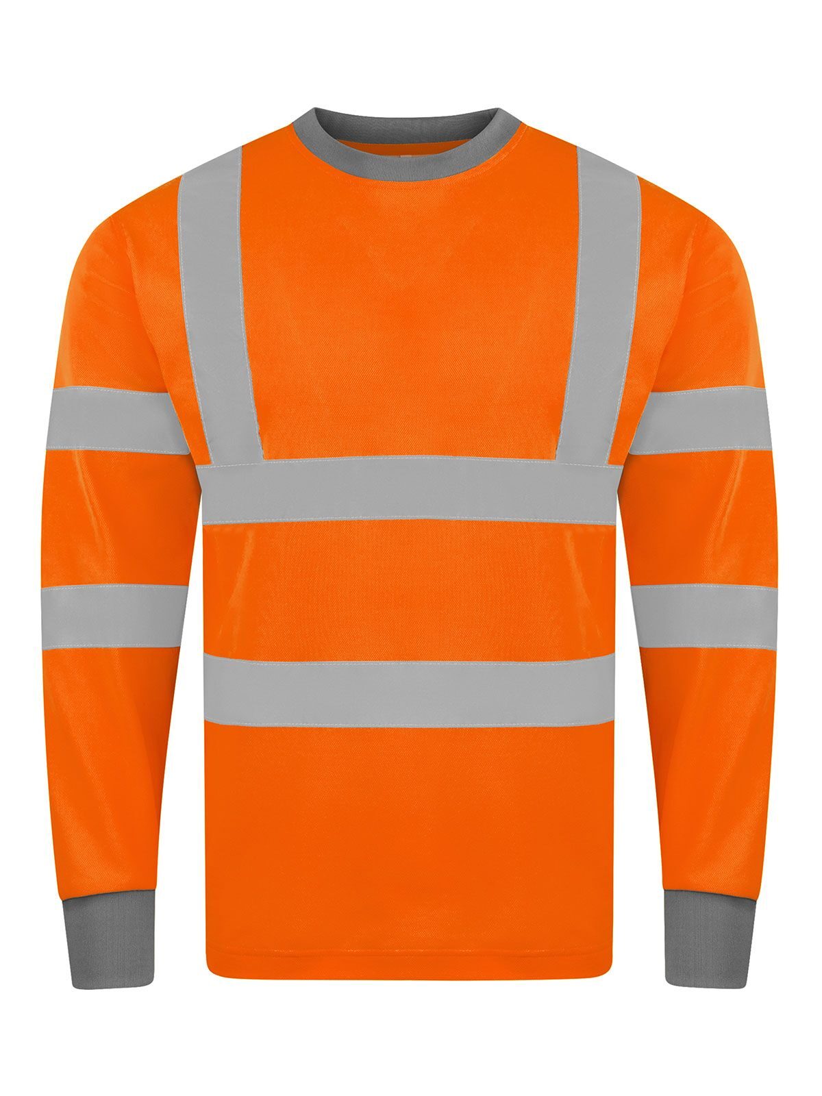 Poly-Cotton Long Sleeve 'Murcia' Herren T-Shirt – Korntex – Farbe Orange – individuell veredelbar