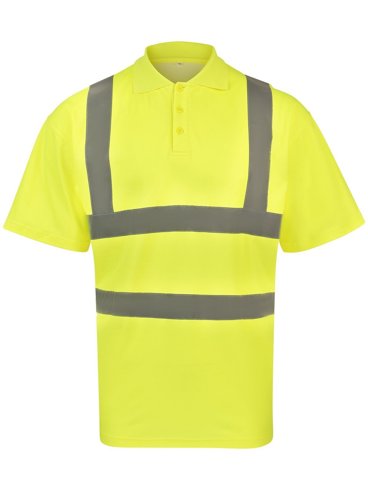 Hi-Viz Poly-Cotton Polo Herren Poloshirt – Korntex – Farbe Gelb – individuell veredelbar