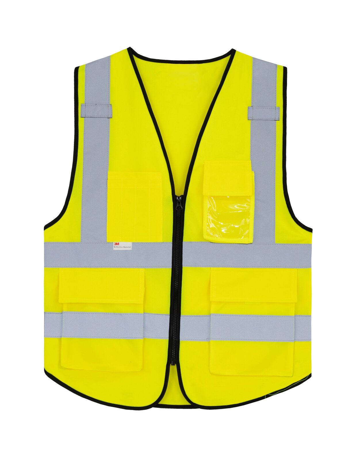 Multifunctional „Munich“ Herren Warnweste / Sicherheitsweste – Korntex – Farbe Gelb – individuell veredelbar