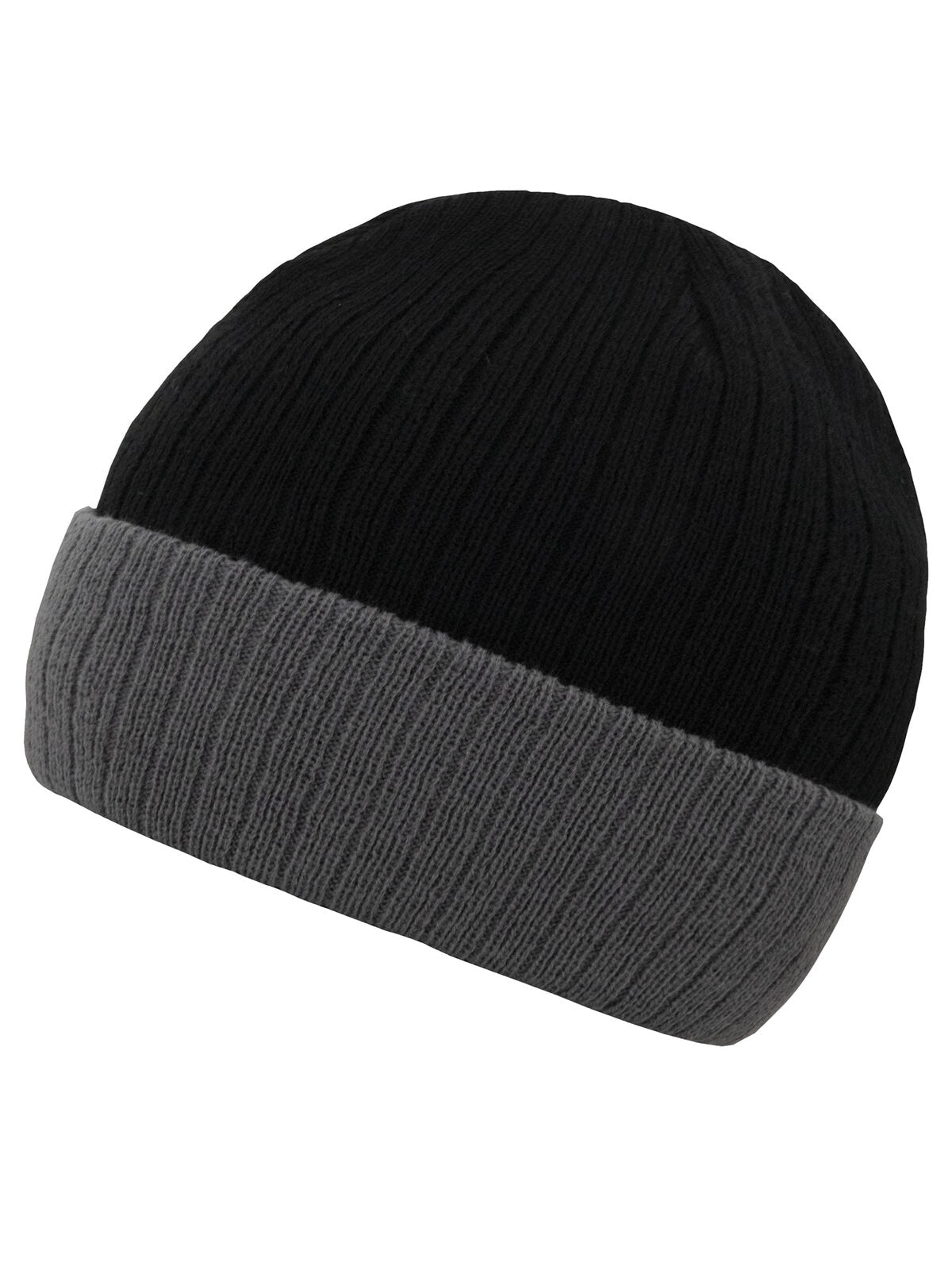 Beanie Beanie Metz – individuell veredelbar | LA1970 in Black/Grey