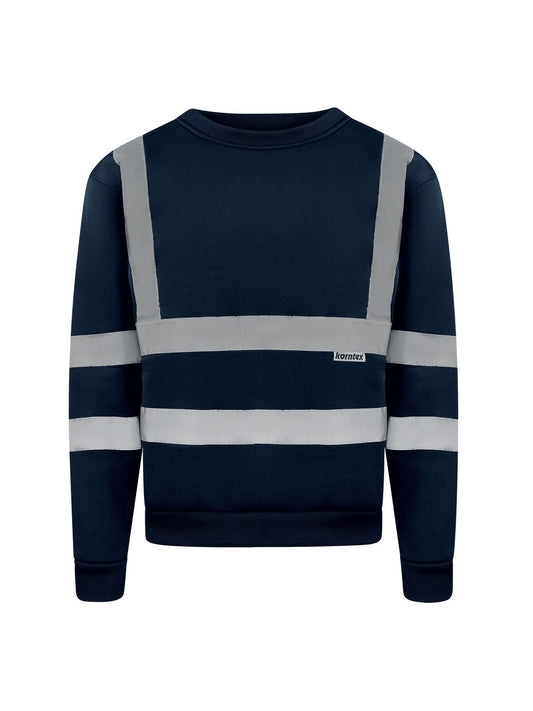 Sweatshirt Herren Sweatshirt / Hoodie – Korntex – Farbe Navy – individuell veredelbar