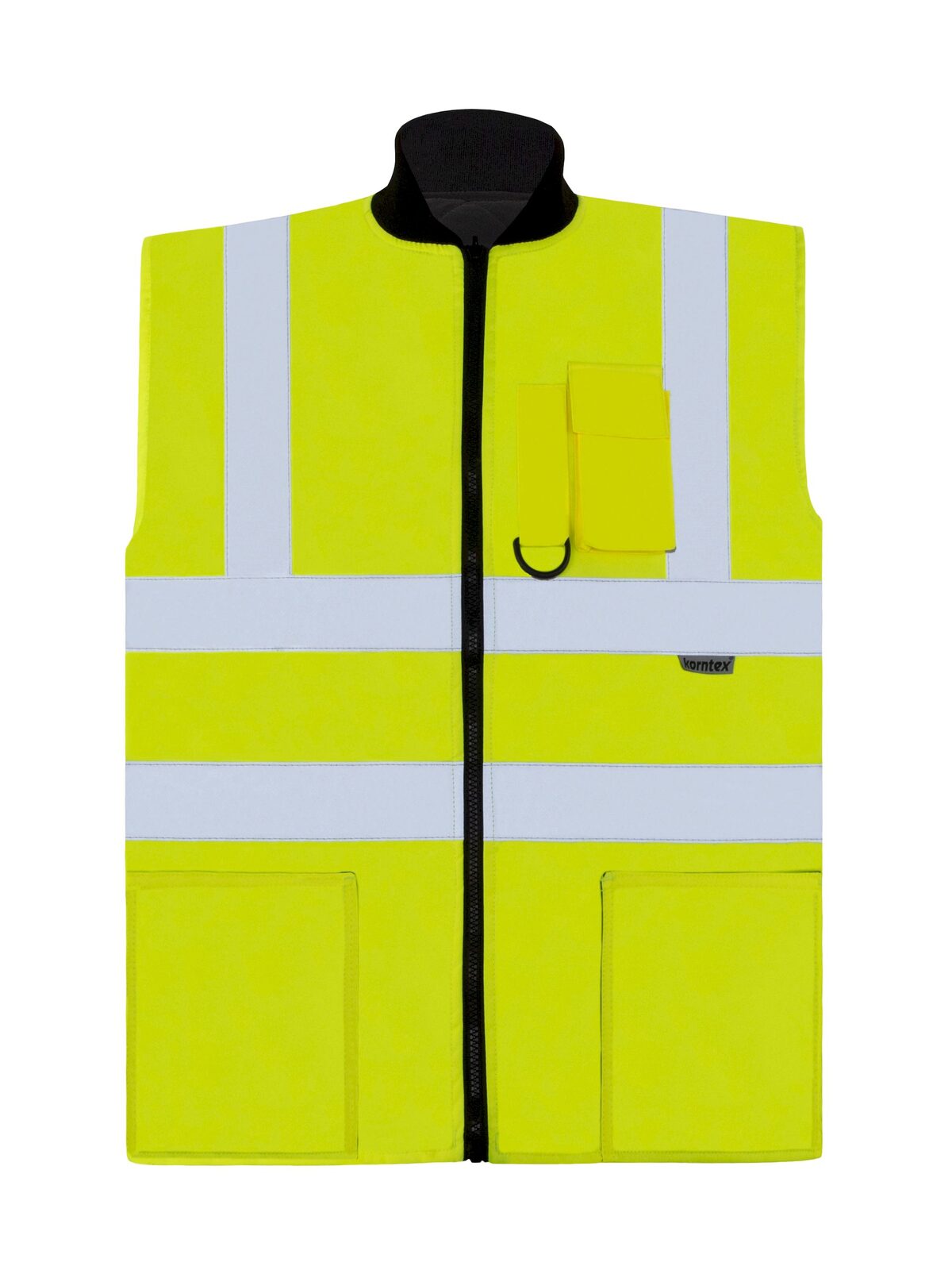 Bodywarmer Herren Jacke – Korntex – Farbe Gelb – individuell veredelbar
