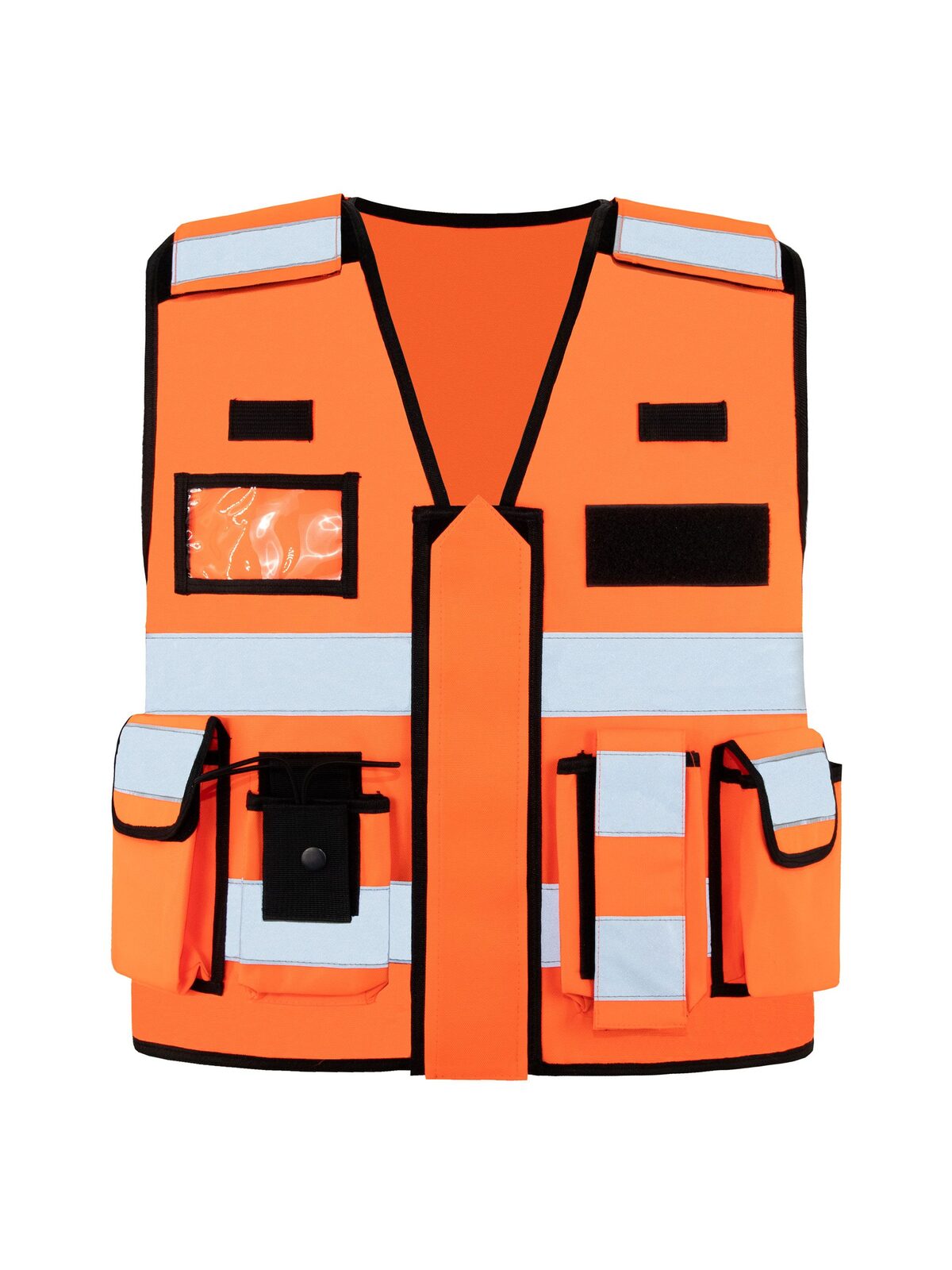 Tactical Herren Warnweste / Sicherheitsweste – Korntex – Farbe Orange – individuell veredelbar