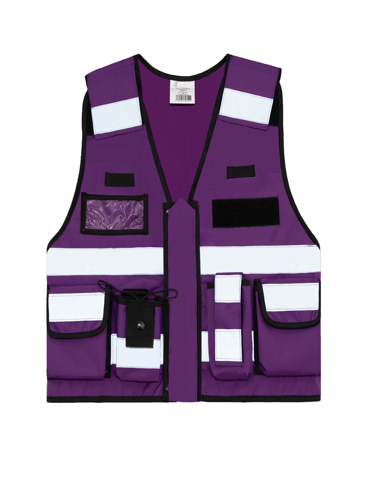 Tactical Herren Warnweste / Sicherheitsweste – Korntex – Farbe Violett – individuell veredelbar