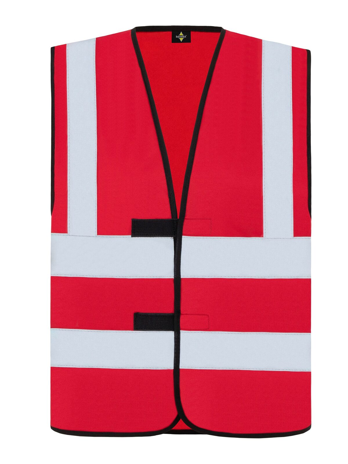 Four Reflective Stripes Herren Jacke – Korntex – Farbe Rot – individuell veredelbar
