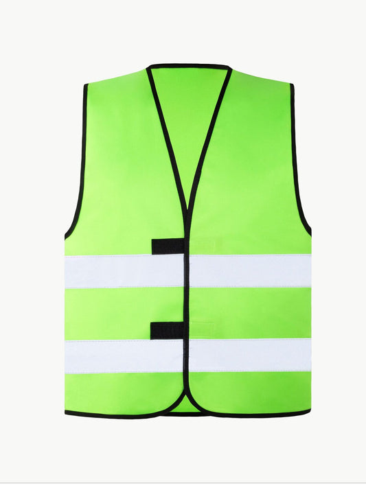 Basic Herren Warnweste / Sicherheitsweste – Korntex – Farbe Neon Green – individuell veredelbar