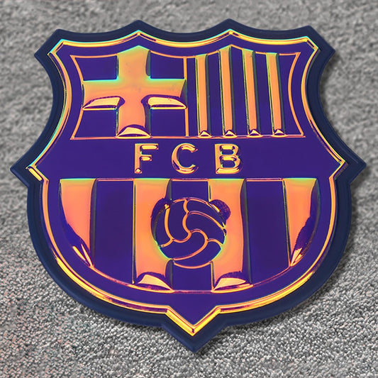 3D-TPU-Badge mit Metallic-Effekt – individuell – Katalogbeispiel, individuelle Fertigung nach eigenem Motiv (LW-TPU-01)