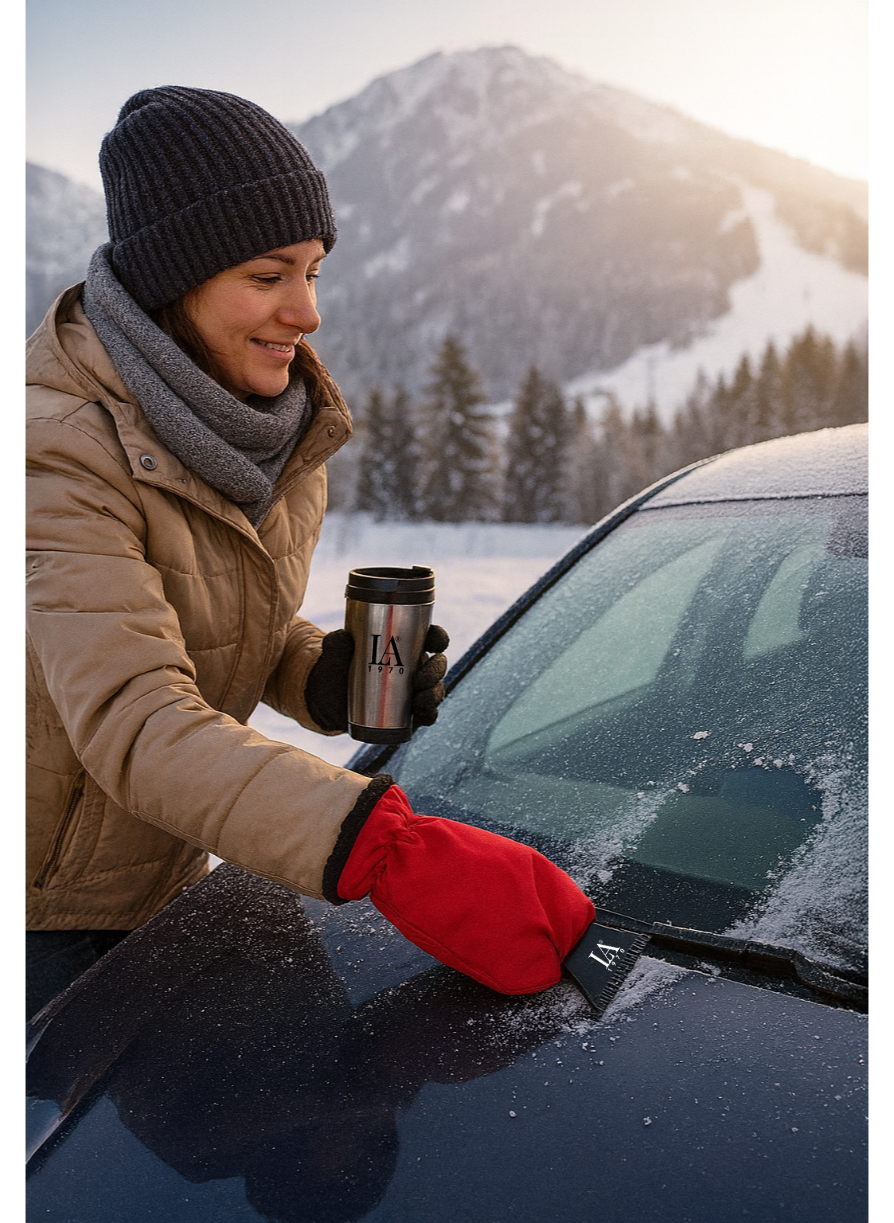 ❄️ Eiskratzer mit Fleecefutter-Handschuh – Modell „Bruneck“