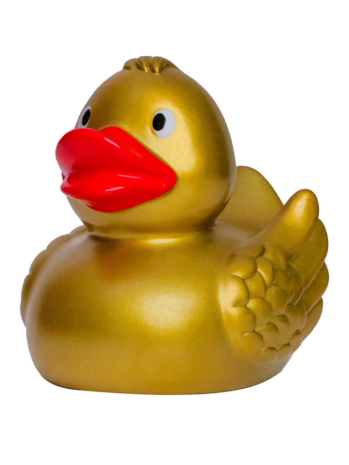 Squeaky duck Kinder Spielzeug / Plüsch – MBW – Farbe Gold – individuell veredelbar