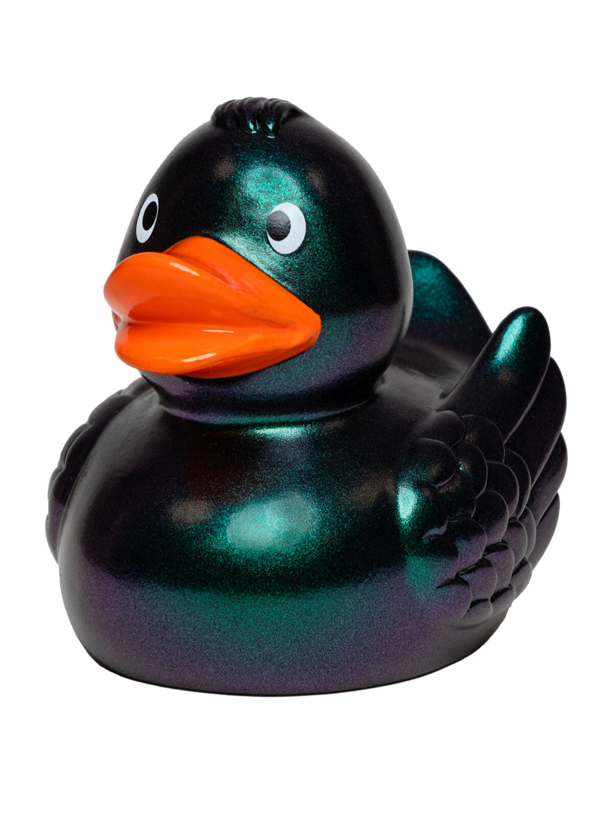 Squeaky duck Kinder Spielzeug / Plüsch – MBW – Farbe metallic/green – individuell veredelbar