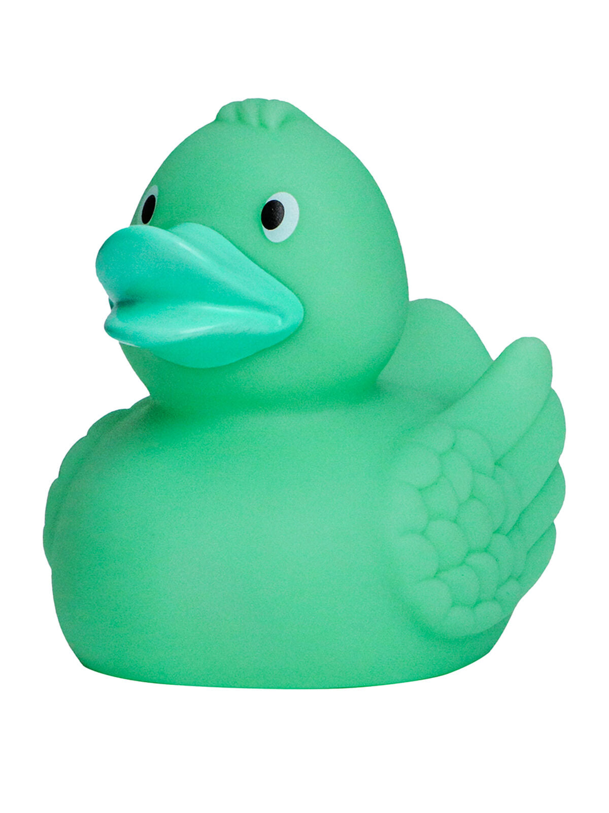 Squeaky duck Kinder Spielzeug / Plüsch – MBW – Farbe pastel green – individuell veredelbar