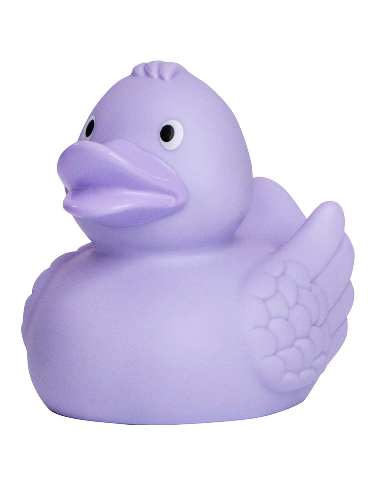 Squeaky duck Kinder Spielzeug / Plüsch – MBW – Farbe pastel lila – individuell veredelbar