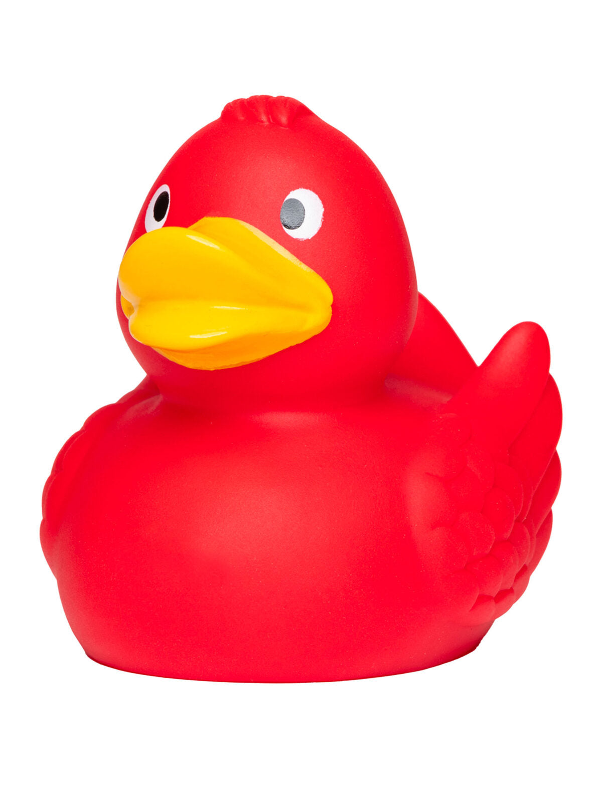 Squeaky duck Kinder Spielzeug / Plüsch – MBW – Farbe Rot – individuell veredelbar