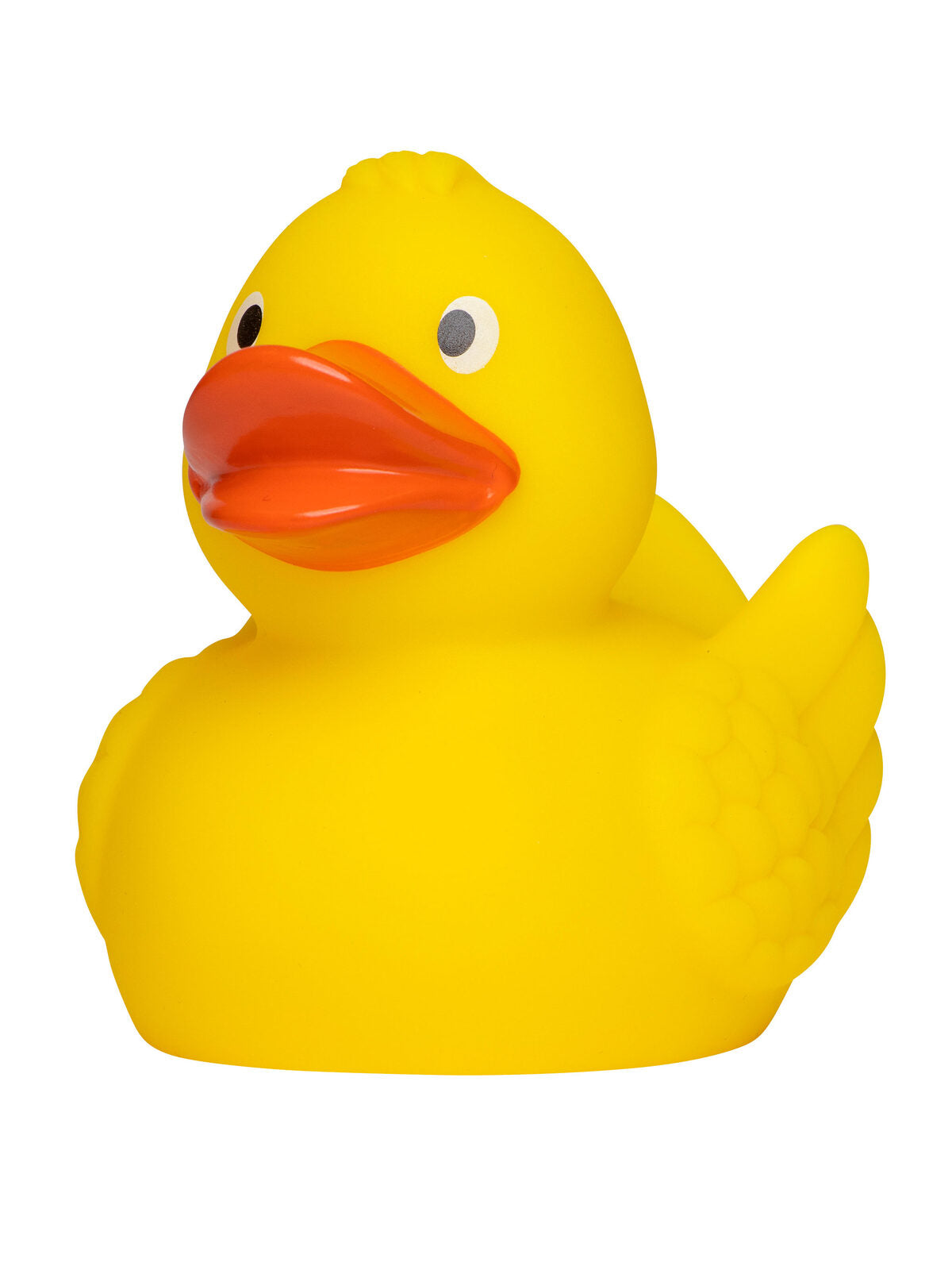 Squeaky duck Kinder Spielzeug / Plüsch – MBW – Farbe yellow/orange – individuell veredelbar