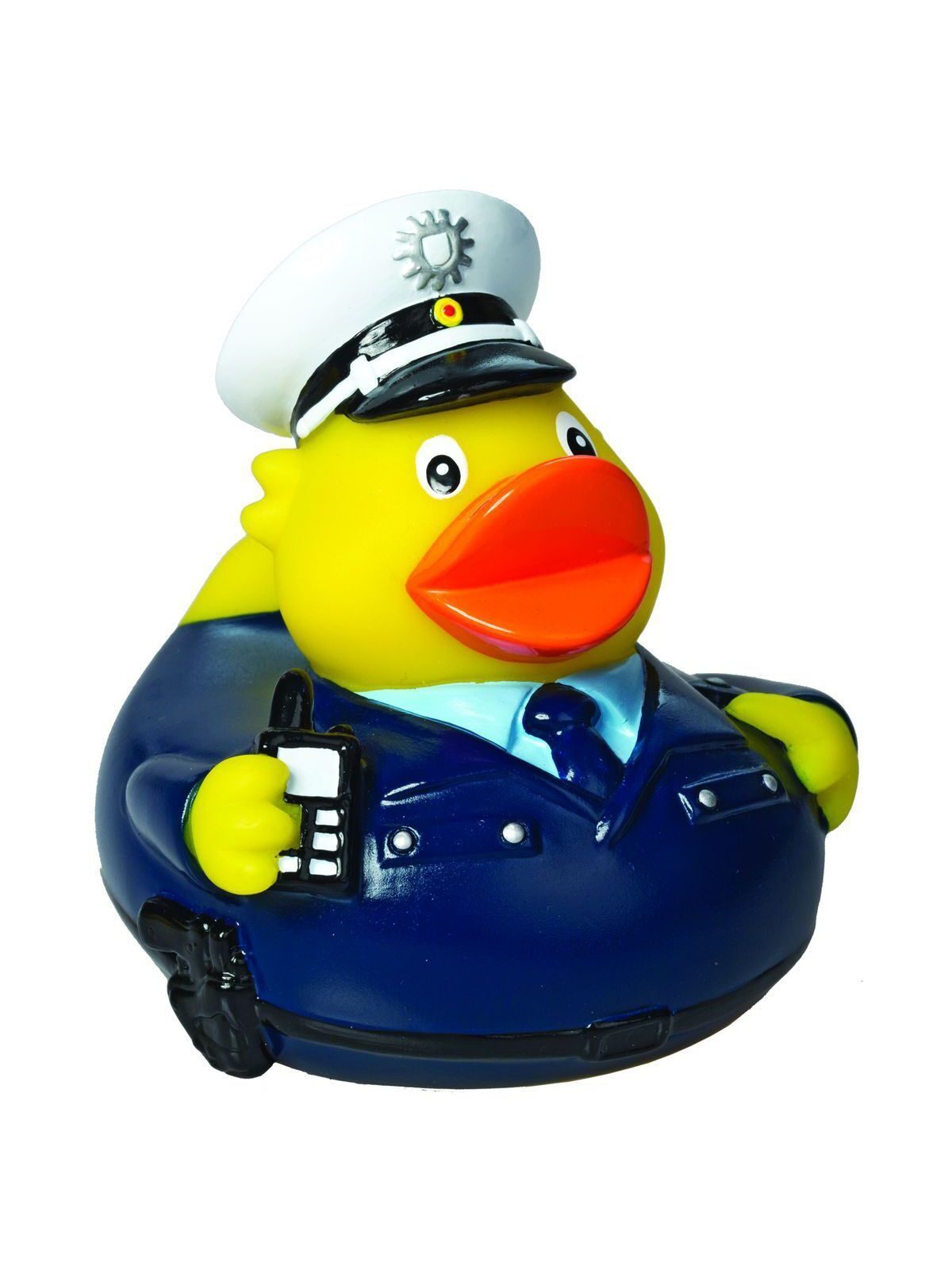 Squeaky duck, policeman Kinder Spielzeug / Plüsch – MBW – Farbe multicoloured – individuell veredelbar