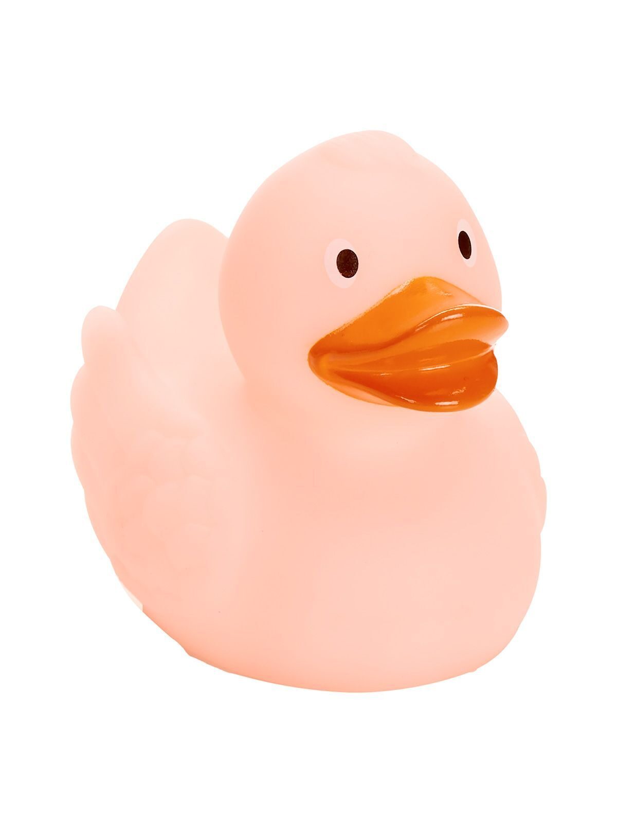 Squeaky duck luminescent Spielzeug / Plüsch – MBW – Farbe rose – individuell veredelbar