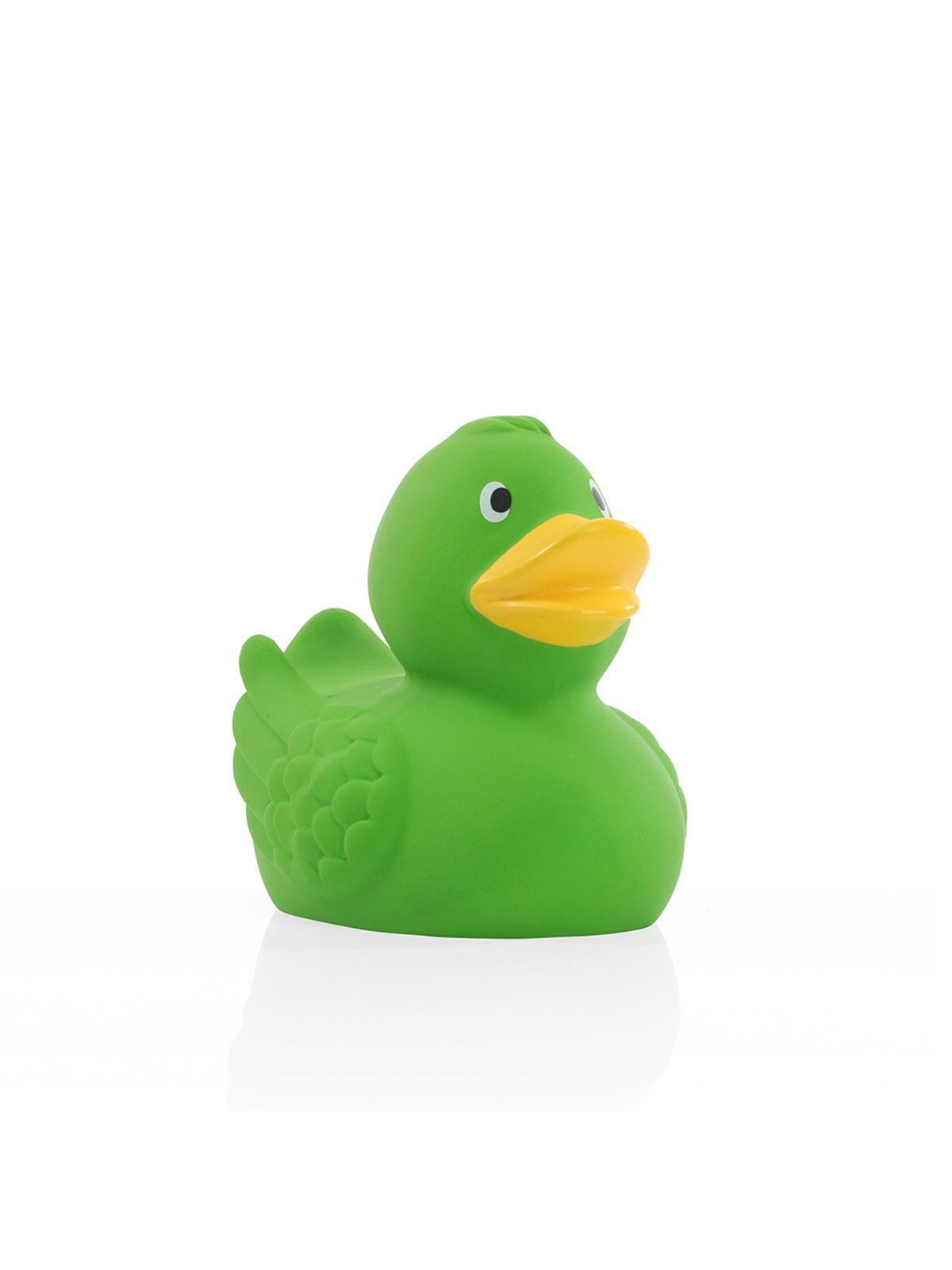 Natural rubber duck, classic Herren Spielzeug / Plüsch – MBW – Farbe Grün – individuell veredelbar